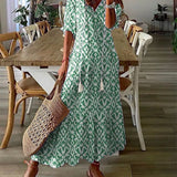 Michaela - Boho-Kleid mit elastischem Gürtel
