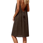 Margrit – Weisses Kleid mit offenem Rücken