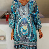 Emelia - Lebhaftes Boho-Druckkleid