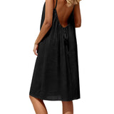 Margrit – Weisses Kleid mit offenem Rücken