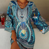 Emelia - Lebhaftes Boho-Druckkleid