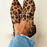 Gia - Stilvolle Mokassins mit Leopardenmuster