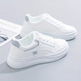 Elegante weisse leichte Komfort-Sneaker