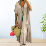 Maelis | Kleid aus Leinen und Baumwolle