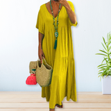 Maelis | Kleid aus Leinen und Baumwolle
