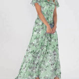Élina | Langes Blumenkleid