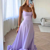 Eliana | Elegantes Maxikleid mit Rüschen