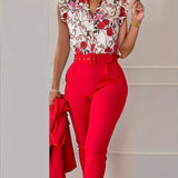 Florabel - Elegantes Set mit Volantärmeln