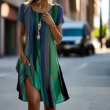 Genna - Legeres Boho-Gradient-Kleid