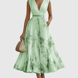 Rowella | Elegantes Maxikleid mit Plissee
