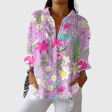 Farbige Leichte Printbluse