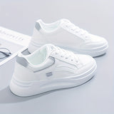 Elegante weisse leichte Komfort-Sneaker