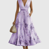 Rowella | Elegantes Maxikleid mit Plissee