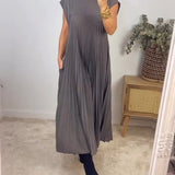 Vita | Ärmelloses Plisseekleid