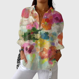 Farbige Leichte Bedruckte Bluse