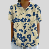 Elegantes Komfort-Blumenshirt