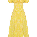 Aviana - Bloom Kleid mit Puffärmeln
