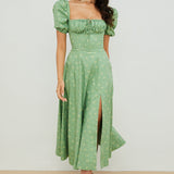 Aviana - Bloom Kleid mit Puffärmeln