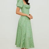 Aviana - Bloom Kleid mit Puffärmeln