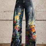 Monique | Hose mit freiem Muster