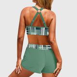 Janelle | High Waisted Ribbed Bikini Bottoms