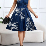 Danica - Elegantes Blumen-Kleid