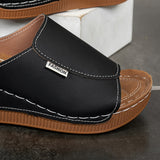Isabelle | Komfortable Wedge-Pantolette