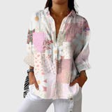 Farbenfrohe Leichte Printbluse