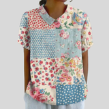 Elegantes Floral Comfort-Top für Damen