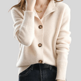 Claire | Cashmere Cardigan im Retro-Stil