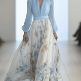 Peniel | Elegantes Blumen-Maxikleid