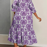 Molly - Kleid im Boho-Mosaikdesign