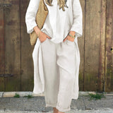 Vaelora – Elegantes drapiertes Set