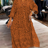 Carmilla - Elegantes Kleid mit lebendigem Print