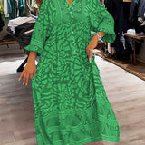 Carmilla - Elegantes Kleid mit lebendigem Print