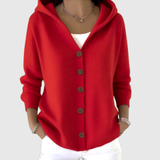 Hoodie-Strickjacke