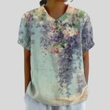 Elegantes Floral Comfort-Top