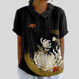 Elegantes bequemes Blumen-Shirt