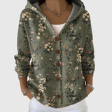 Strickcardigan Komfort mit Kapuze