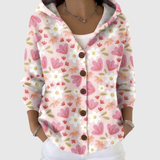 Hoodie-Strickjacke