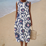 Komfortables ärmelloses Sommerkleid