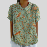 Elegantes Komfort-Top mit Blumenmuster