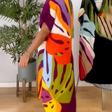 Rianna - Kleid mit abstraktem Print