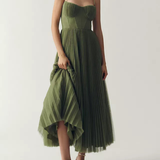 Yelena | Elegantes Kleid aus gerafftem Tüll