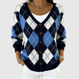 Cozy knitted cardigan with buttons