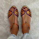 Siena | Farbige Riemchen-Sandalen