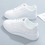 Elegante weisse leichte Komfort-Sneaker