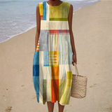 Elegant Sleeveless Summer Dress