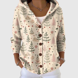 Cosy knitted cardigan with hood