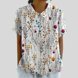 Elegant floral comfort top